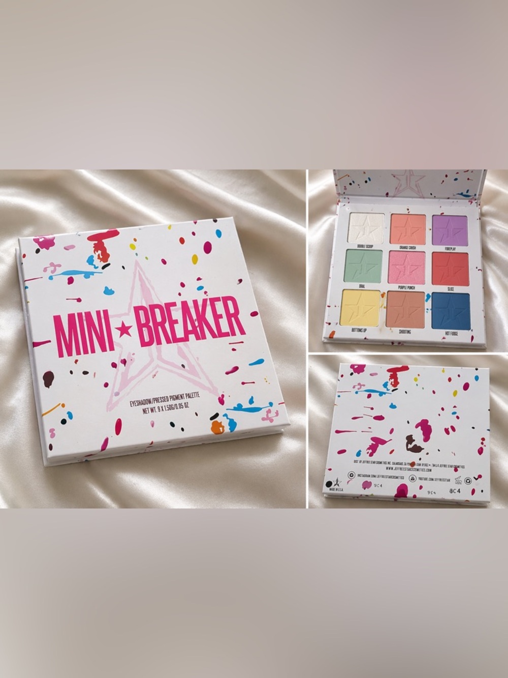 Breaker Eyeshadow Palette - White & Pink Packaging